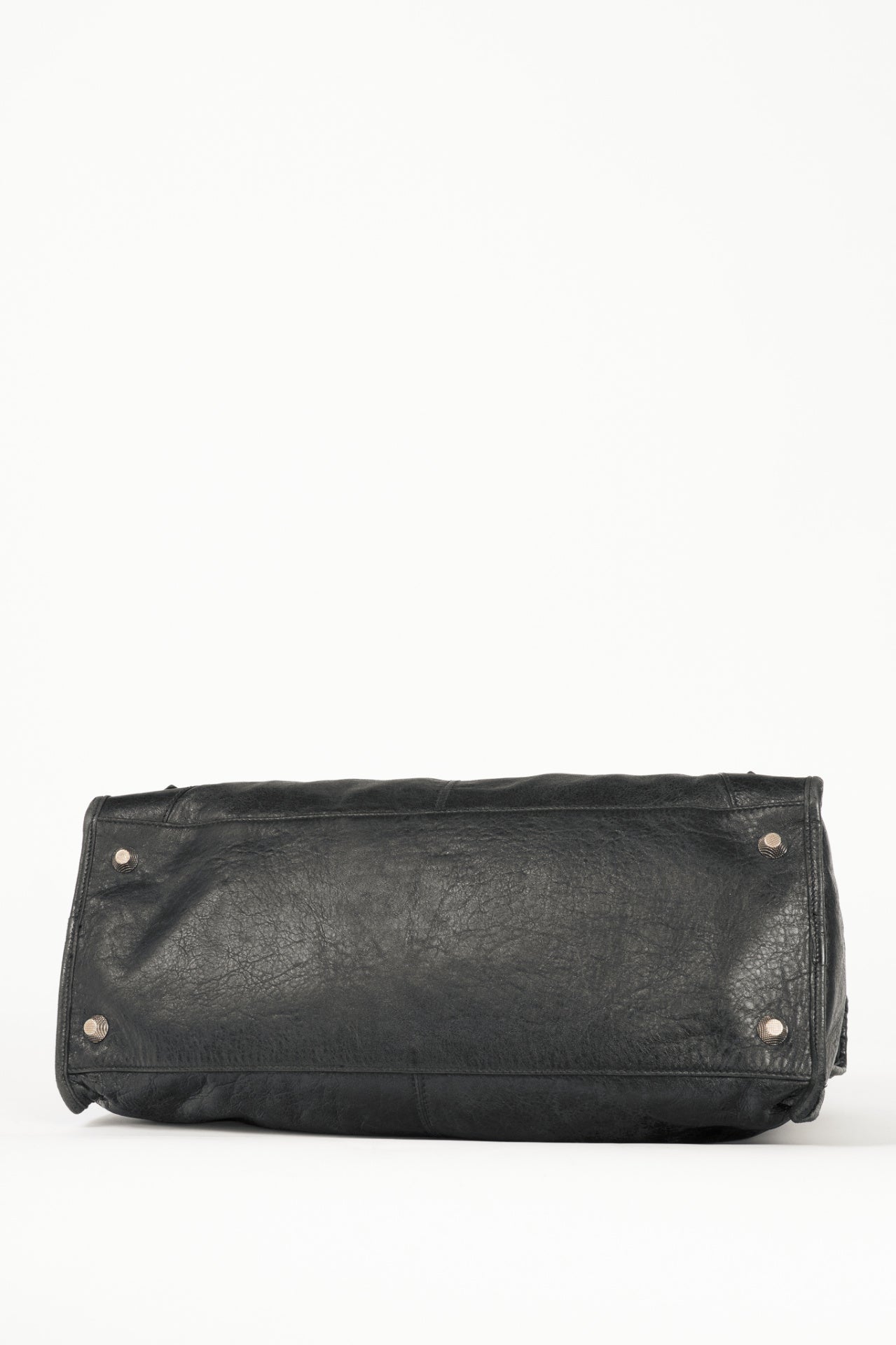 Balenciaga black giant stud moto city