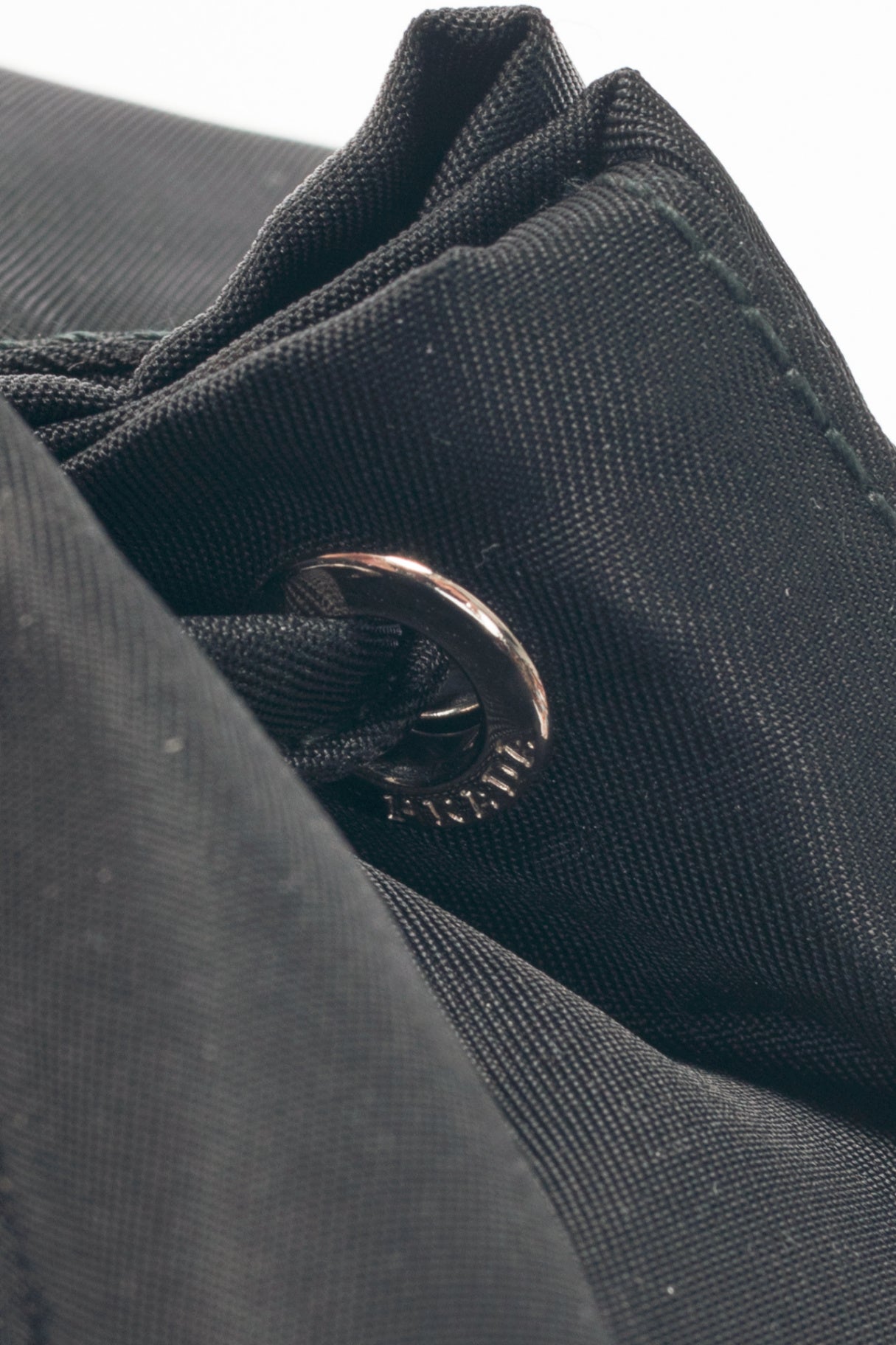 Prada Nero Tessuto Nylon Drawstring Pouch