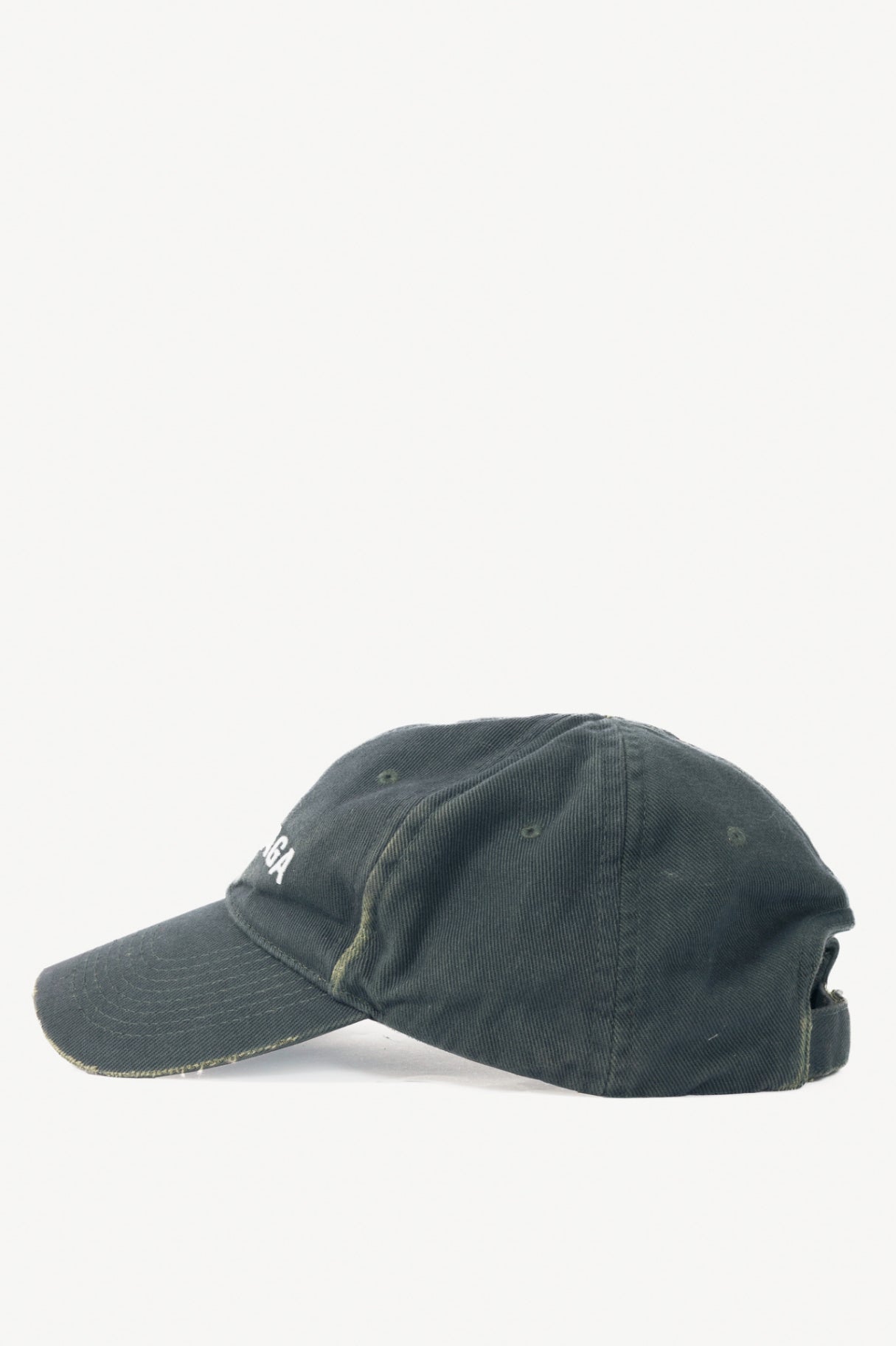 Balenciaga "Green" Logo Twill Classic Baseball Cap