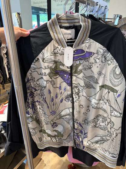 Dorothee Schumacher Celestial Print Bomber Jacket