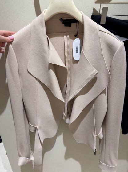 Marie Saint Pierre Soft Pink Cropped Jacket