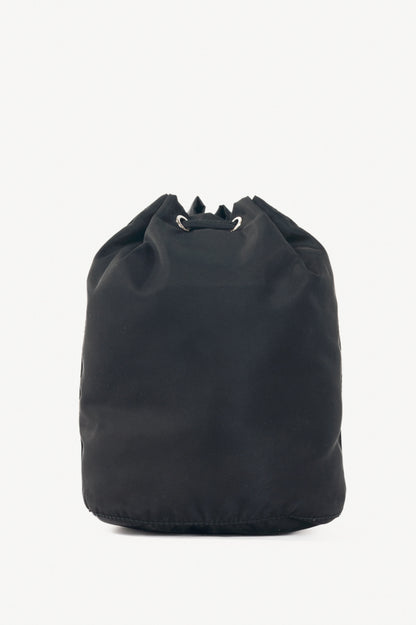 Prada Nero Tessuto Nylon Drawstring Pouch