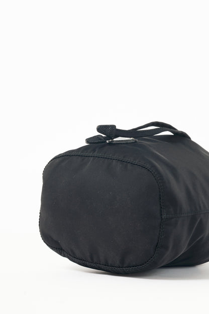 Prada Nero Tessuto Nylon Drawstring Pouch