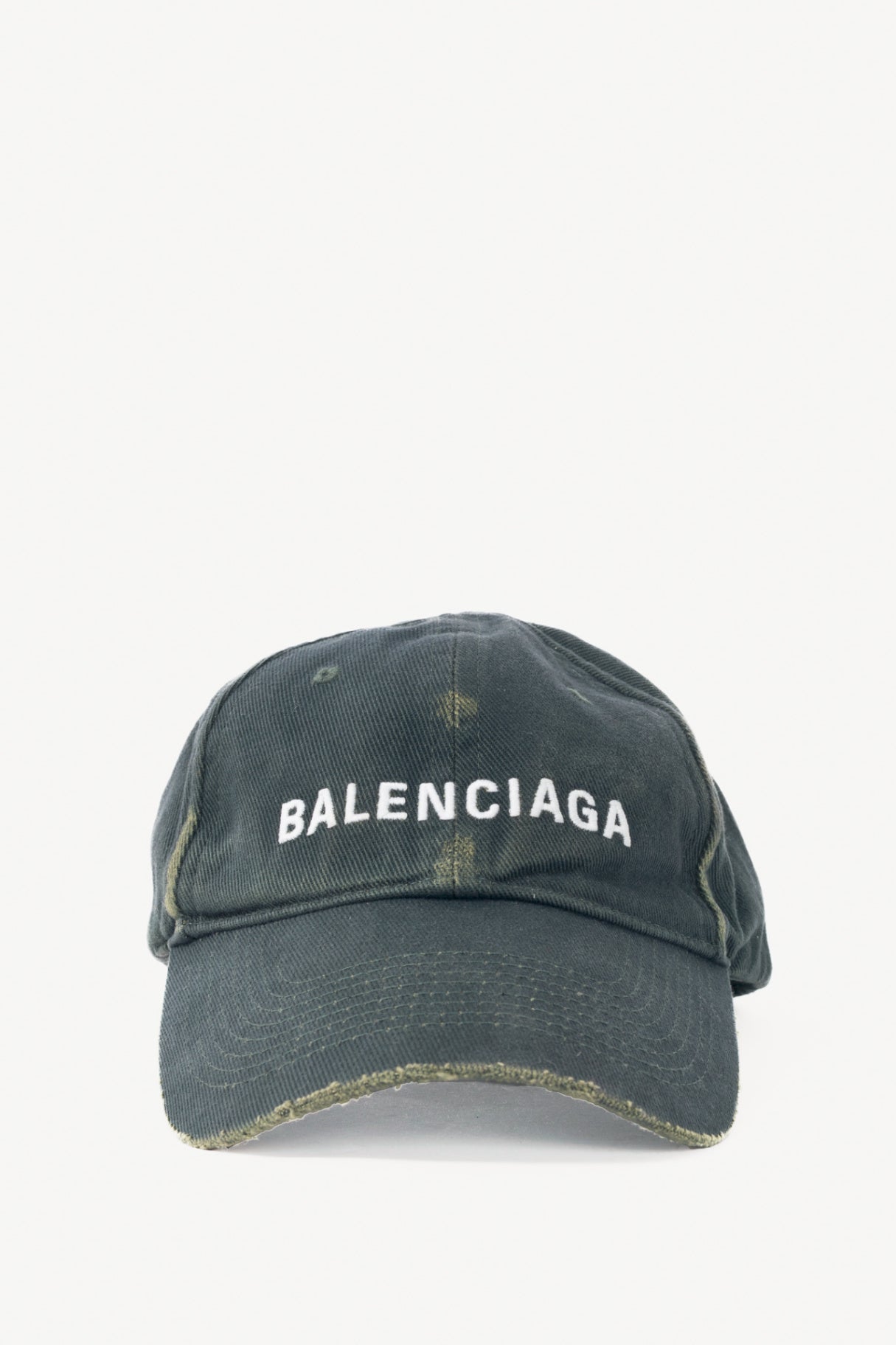 Balenciaga "Green" Logo Twill Classic Baseball Cap