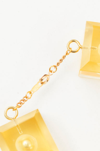 Kiko Kostadinov SSENSE Exclusive Gold Pearl Cubist Bracelet