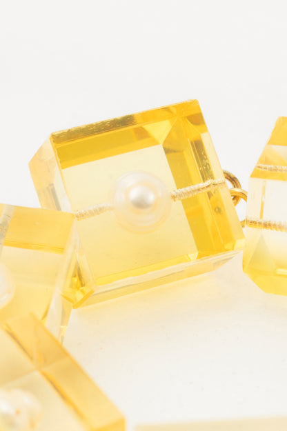 Kiko Kostadinov SSENSE Exclusive Gold Pearl Cubist Bracelet