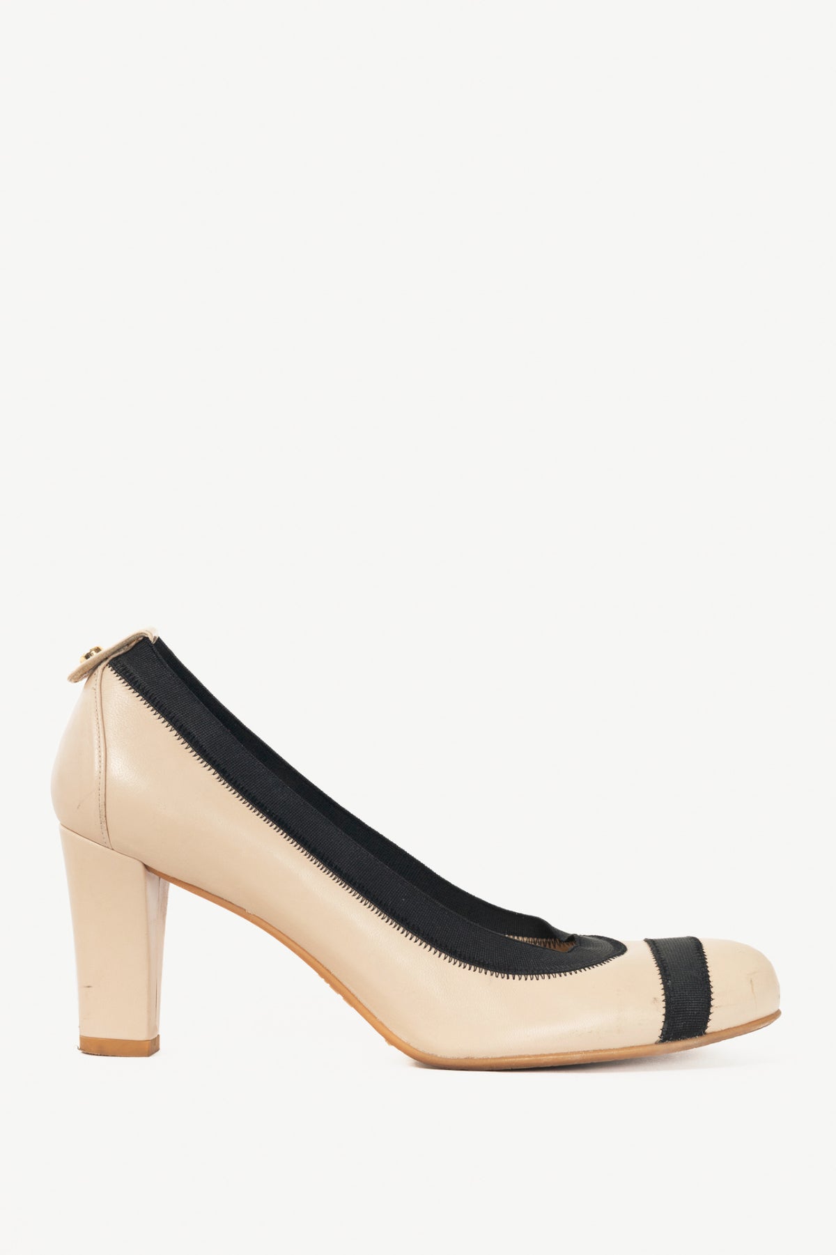 Stuart Weitzman Easily Pan Nappa Leather Elastic Pumps