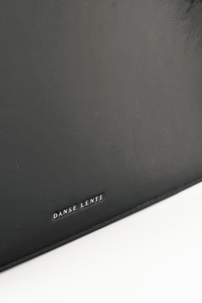 Danse Lente Zoe Black & Buttercream Geometric Leather Shoulder Bag
