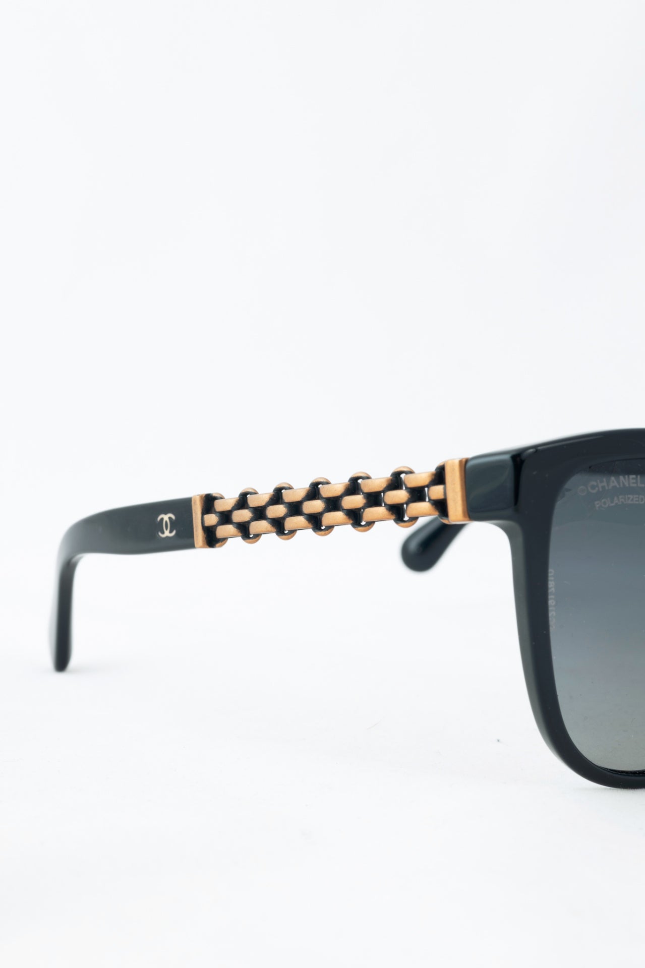 Chanel 5326 Black Chain-Temple Butterfly Sunglasses