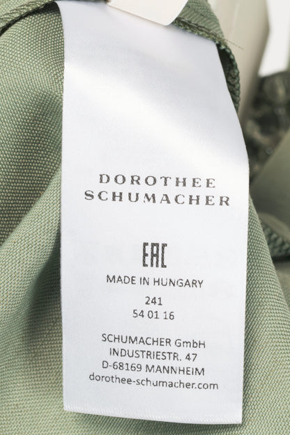 Dorothee Schumacher Summer Cruise "Pale Khaki" Embellished Linen Top