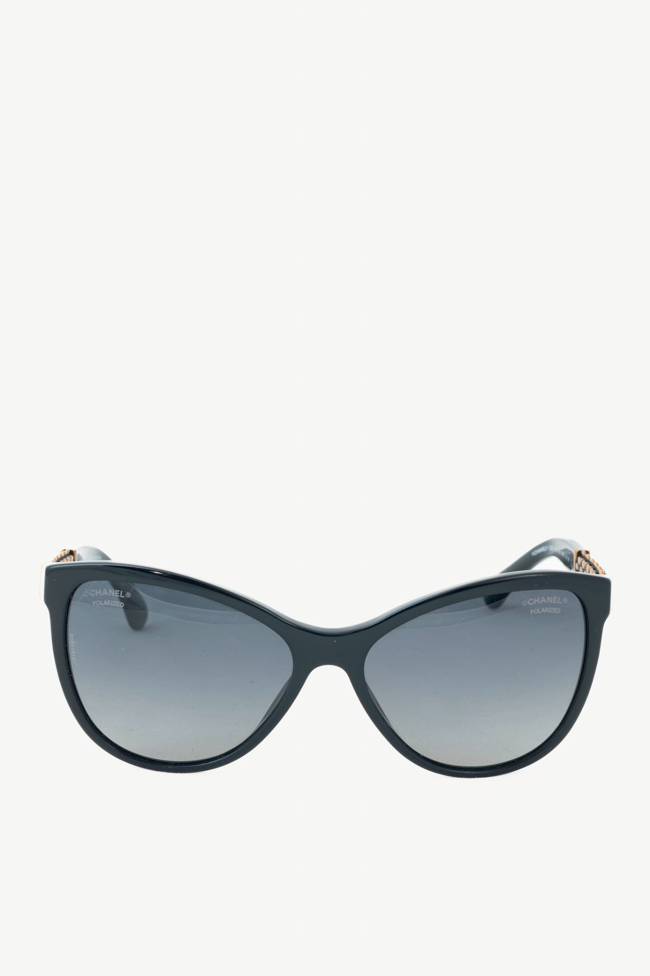 Chanel 5326 Black Chain-Temple Butterfly Sunglasses
