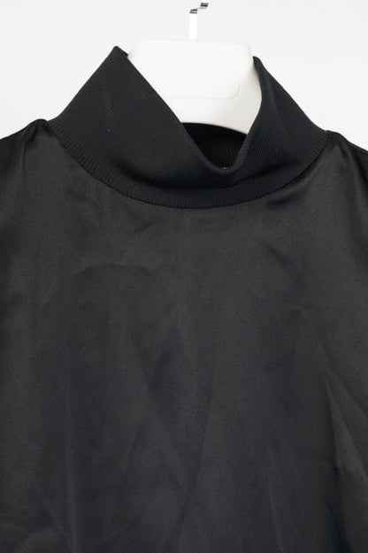 Dorothee Schumacher Shimmering Shine Black Turtleneck Tank Top