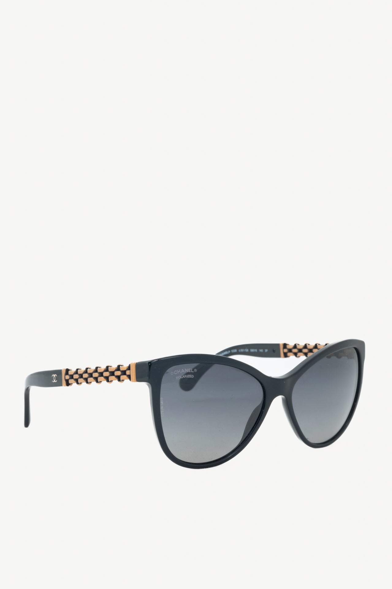 Chanel 5326 Black Chain-Temple Butterfly Sunglasses