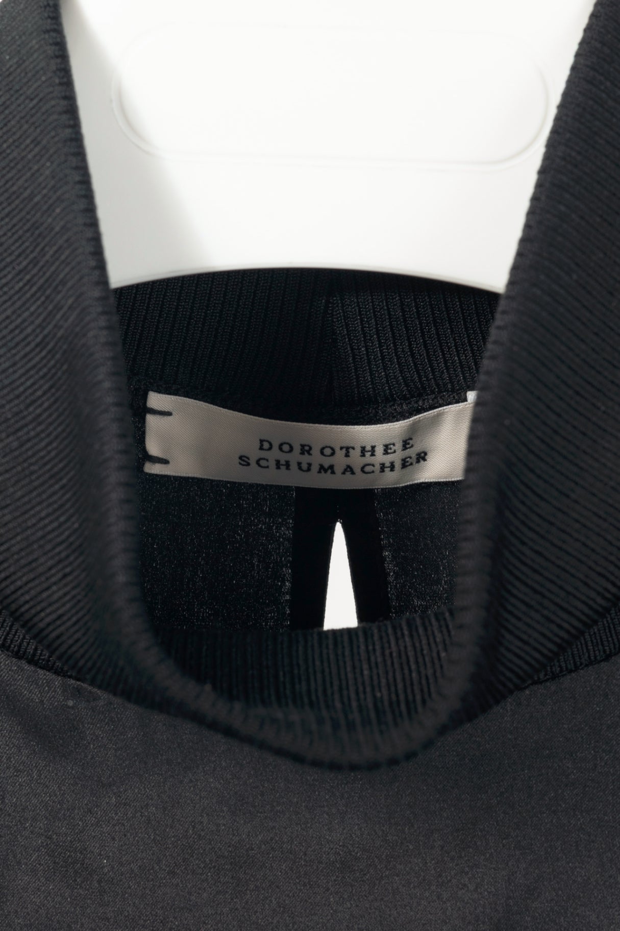 Dorothee Schumacher Shimmering Shine Black Turtleneck Tank Top