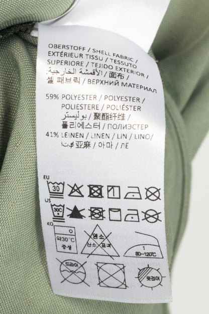 Dorothee Schumacher Summer Cruise "Pale Khaki" Embellished Linen Top