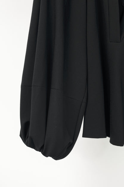Dorothee Schumacher Emotional Essence Pure Black Balloon-Sleeve Blouse