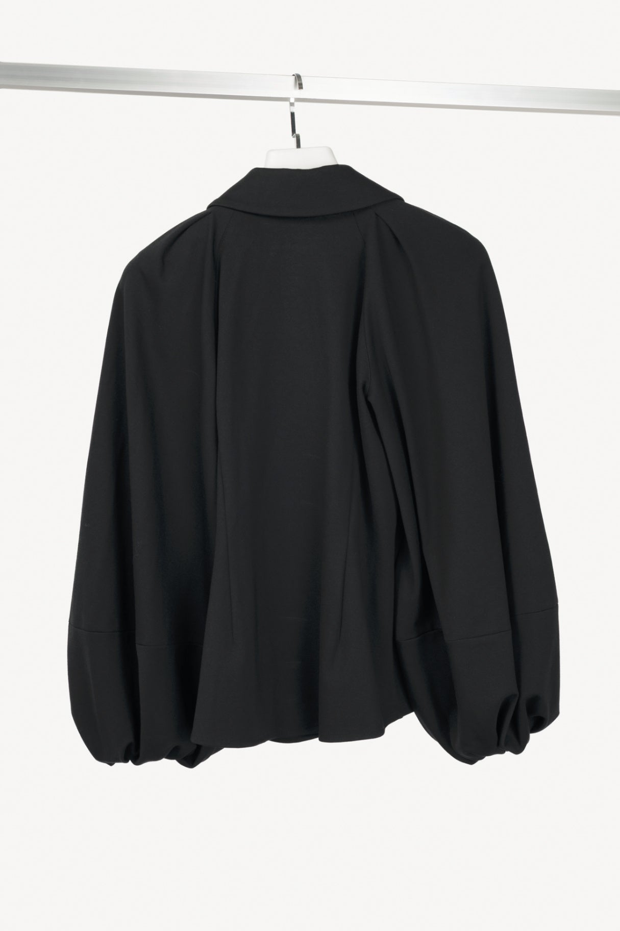 Dorothee Schumacher Emotional Essence Pure Black Balloon-Sleeve Blouse