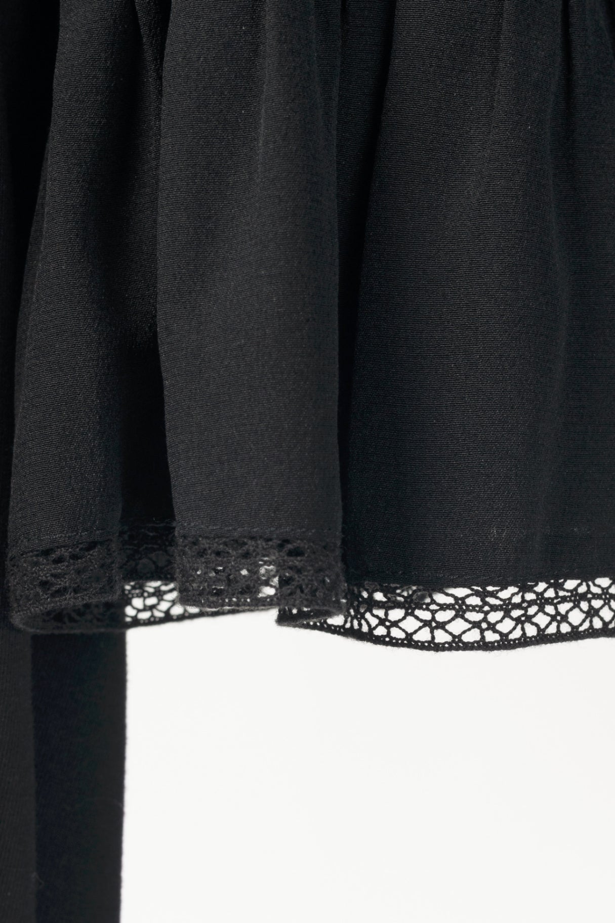 Dorothee Schumacher Black Silk-Front Tie-Neck Pintuck Blouse