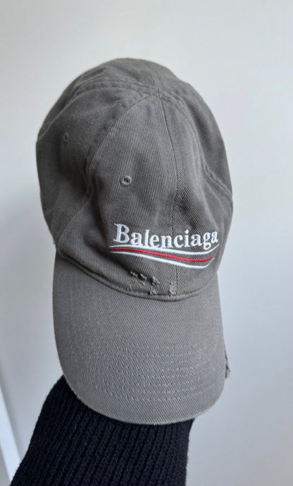 Balenciaga Political Campaign Distressed Cap