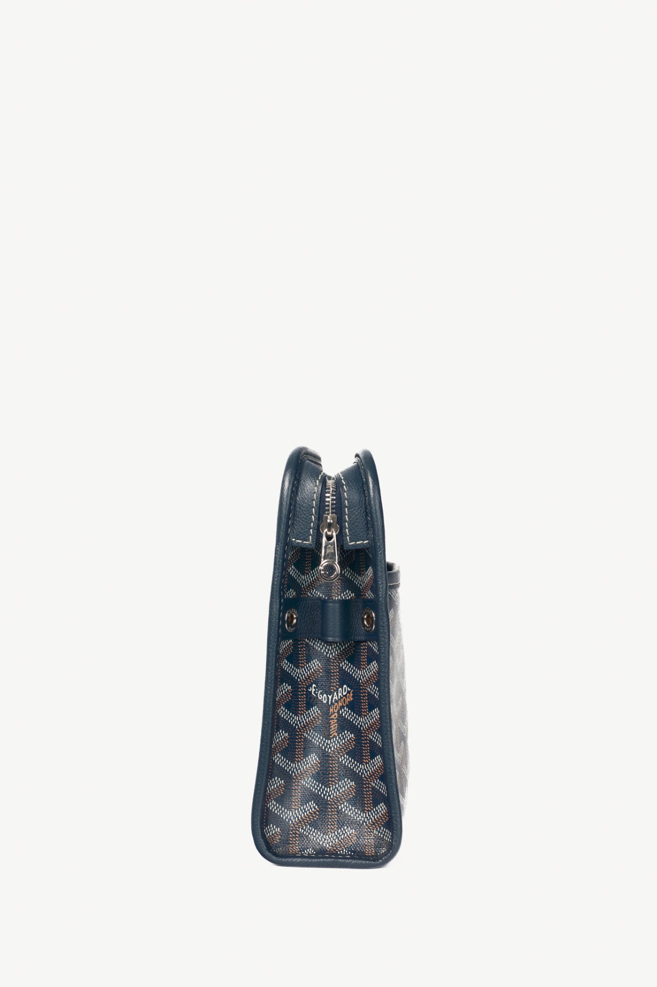 Goyard Jouvence MM Navy Goyardine Canvas Toiletry Bag