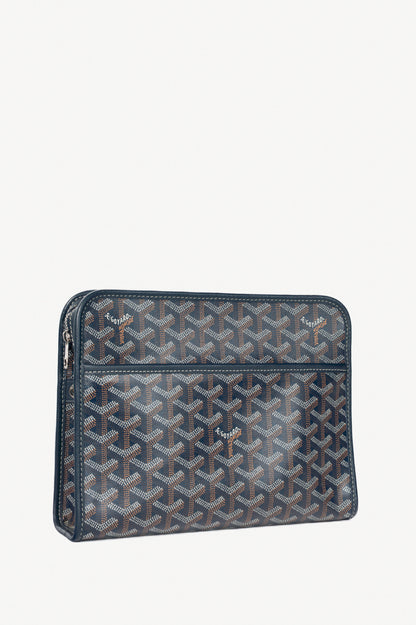 Goyard Jouvence MM Navy Goyardine Canvas Toiletry Bag