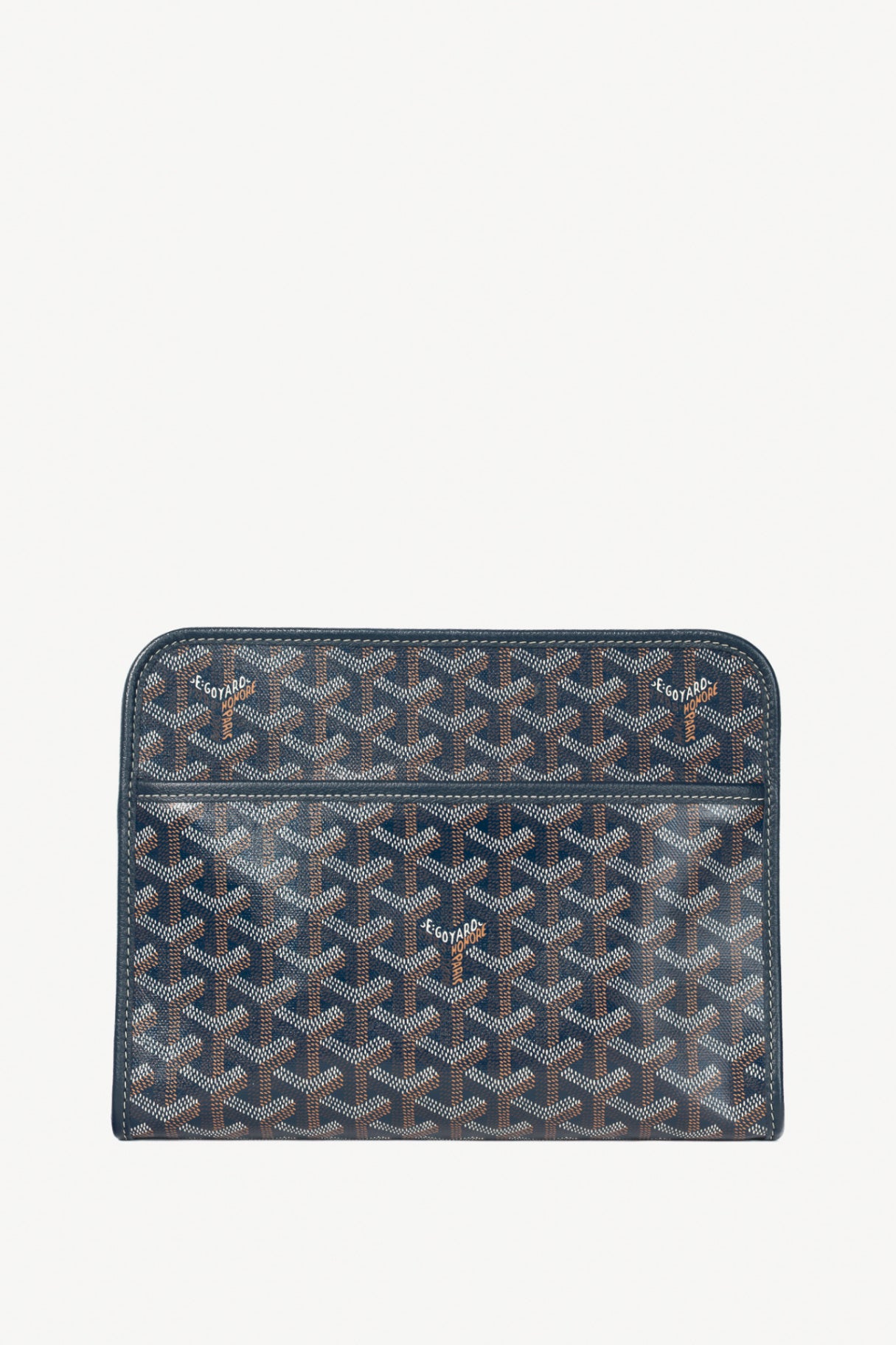 Goyard Jouvence MM Navy Goyardine Canvas Toiletry Bag