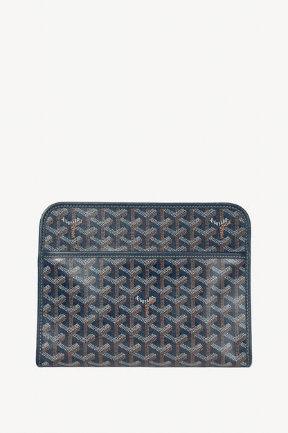 Goyard Jouvence MM Navy Goyardine Canvas Toiletry Bag