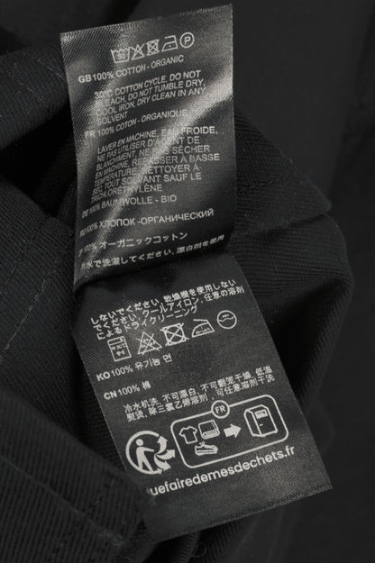 Toteme Black Cotton Twill Overshirt Jacket