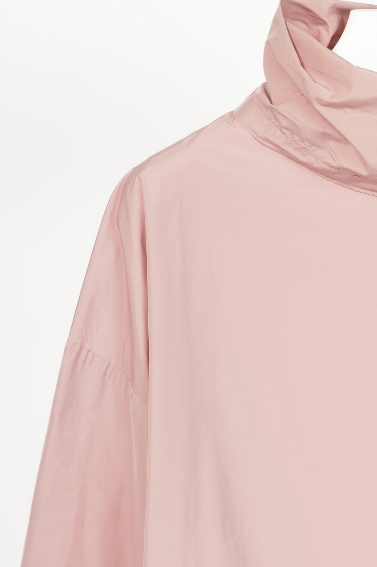 XD Xenia Design Begi Pink Taffeta Cowl-Neck Top