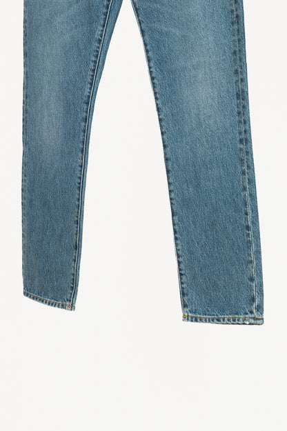 Toteme Vintage Wash Regular Fit Slim Straight High-Waist Jeans