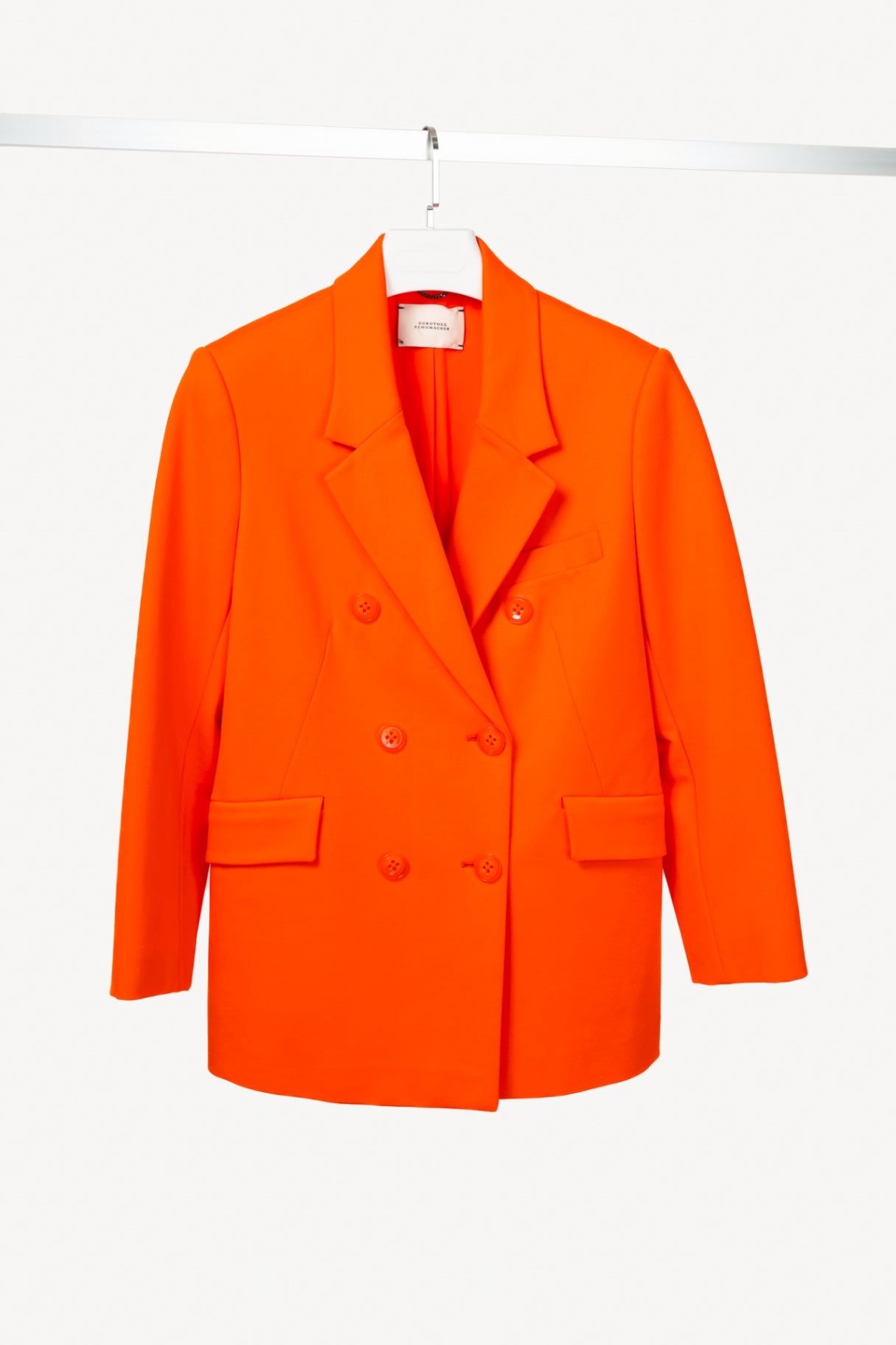 Dorothee Schumacher Emotional Essence Spiced Orange Double Breasted Jacket