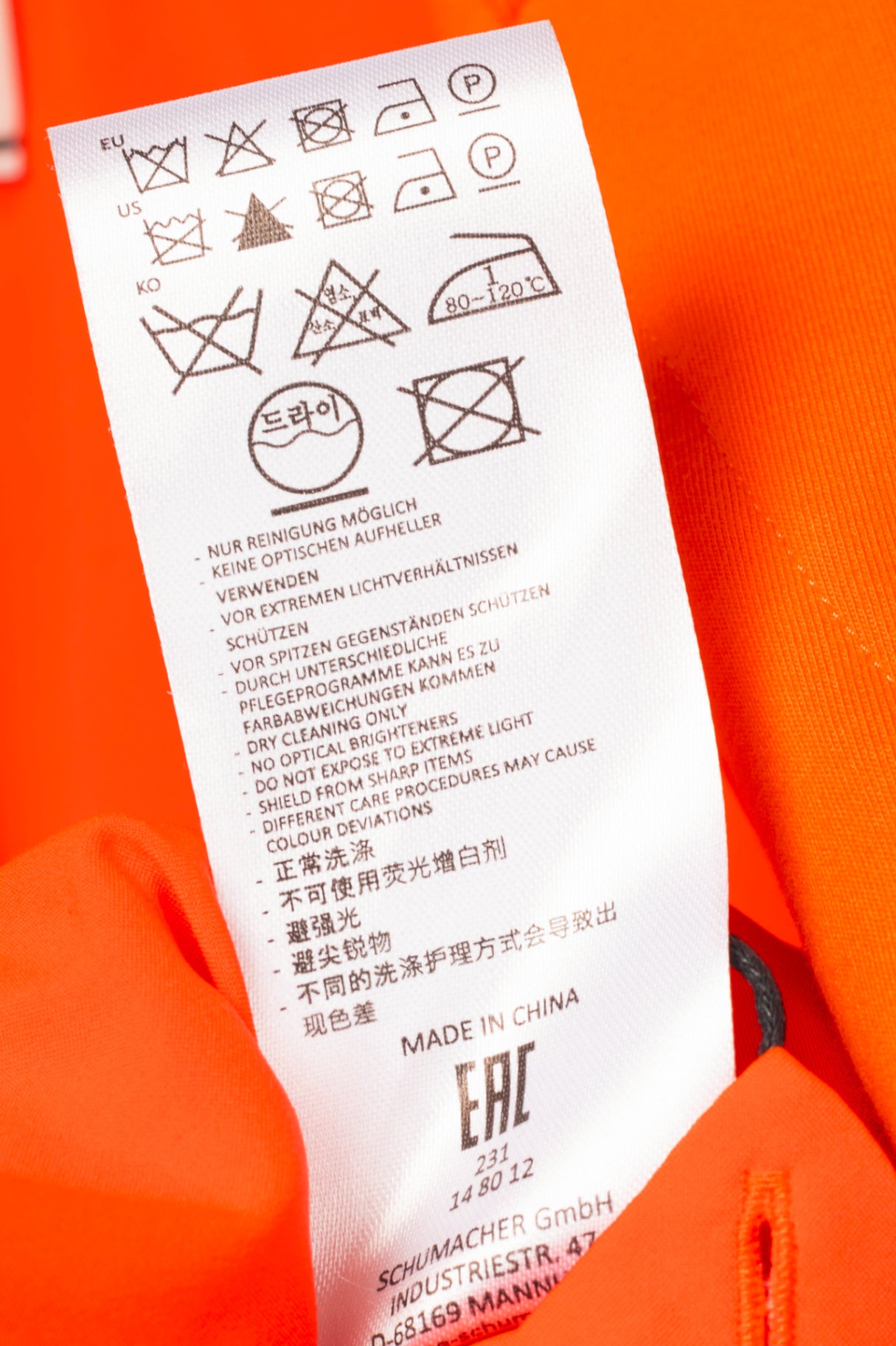 Dorothee Schumacher Emotional Essence Spiced Orange Double Breasted Jacket