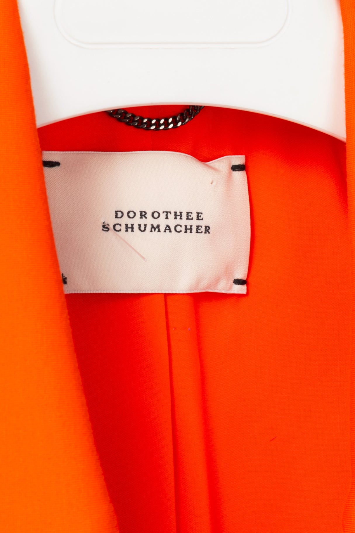 Dorothee Schumacher Emotional Essence Spiced Orange Double Breasted Jacket