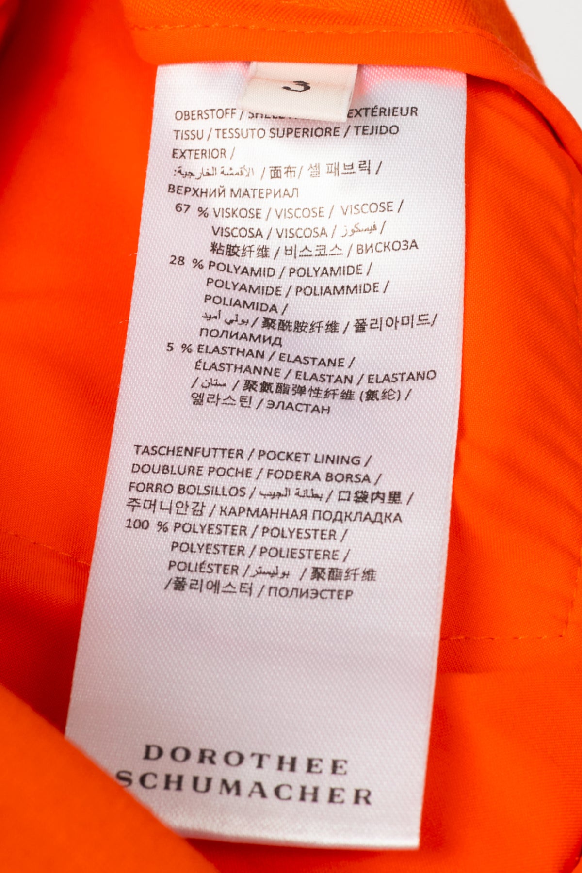 Dorothee Schumacher Emotional Essence Spiced Orange Ponte Trousers