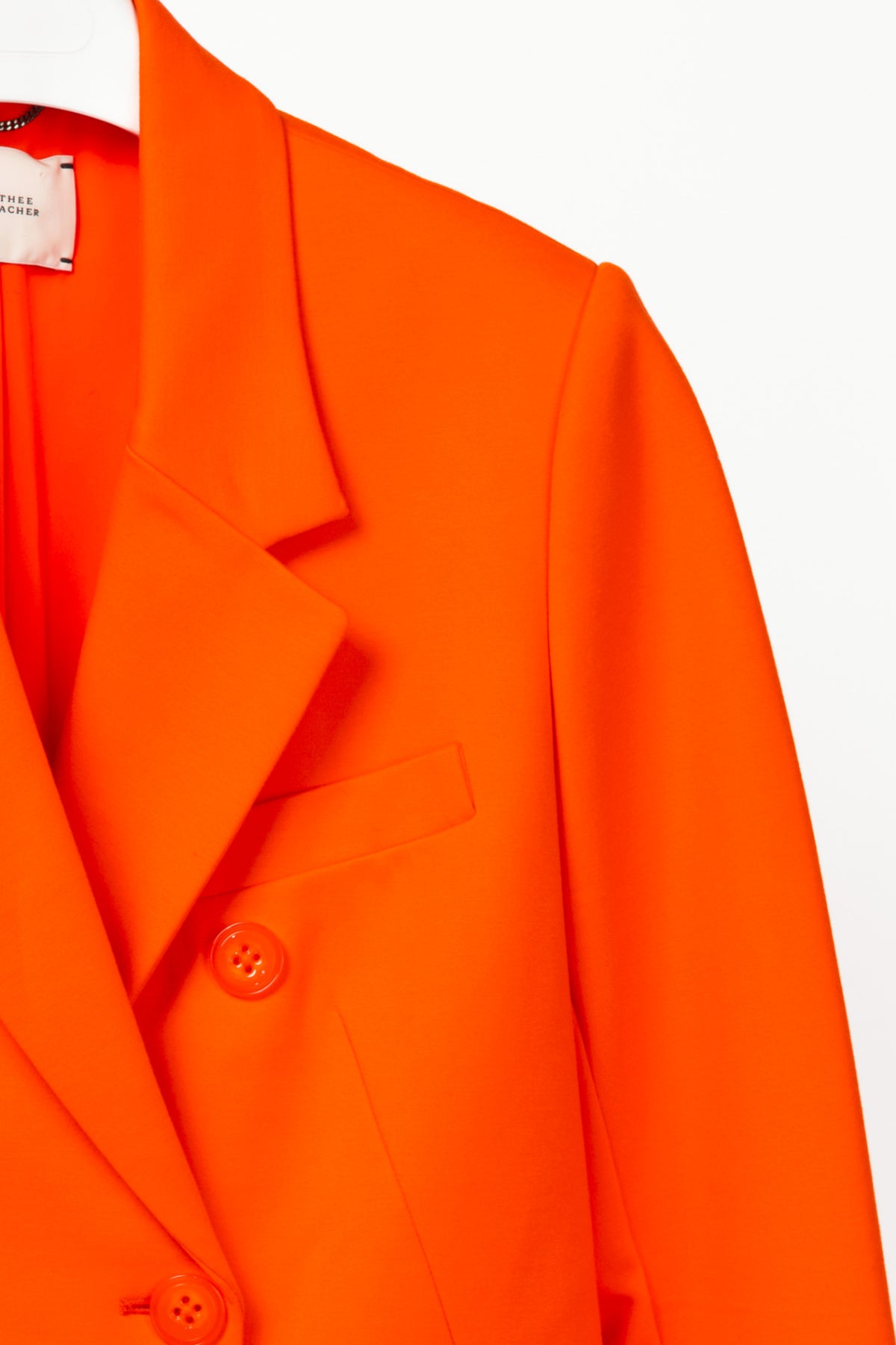 Dorothee Schumacher Emotional Essence Spiced Orange Double Breasted Jacket