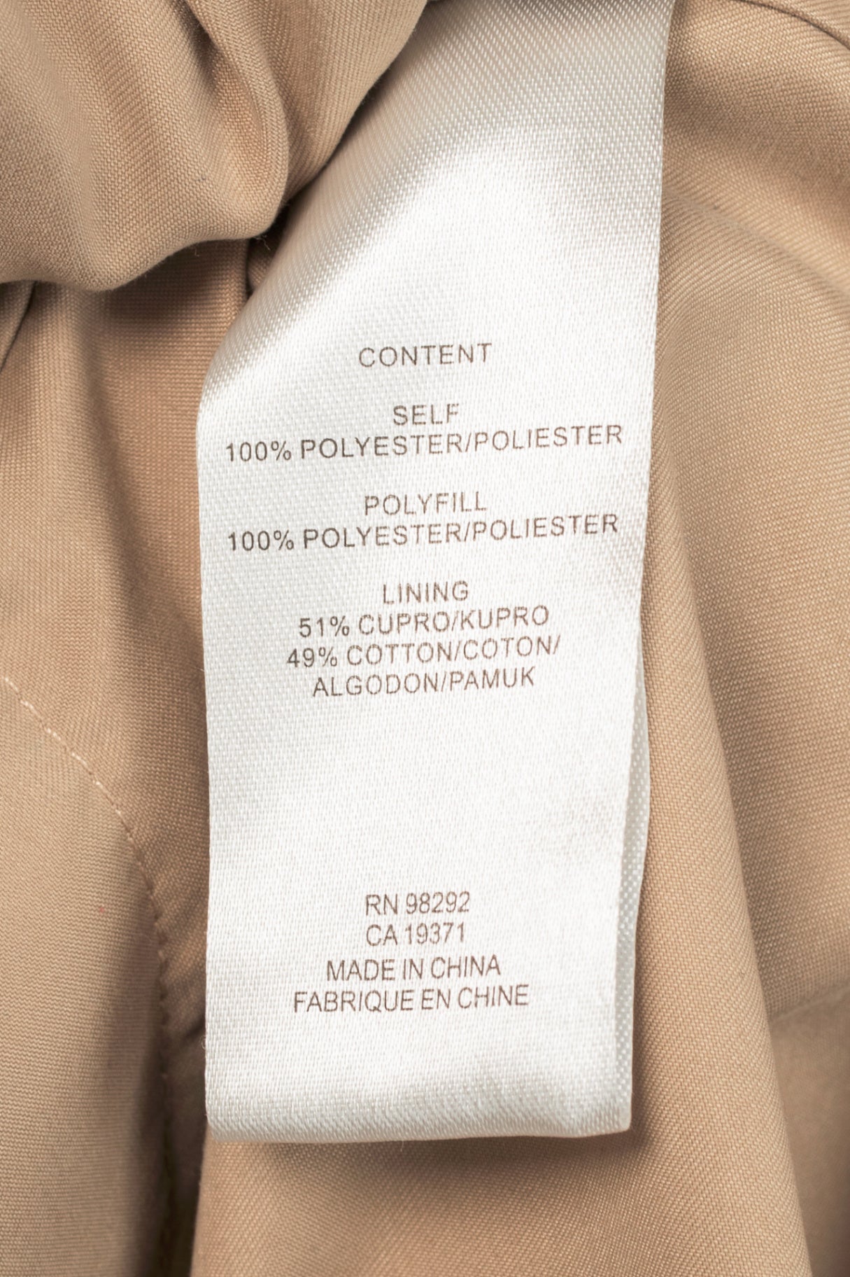 Tibi Clyde Tan Padding Shirt Jacket
