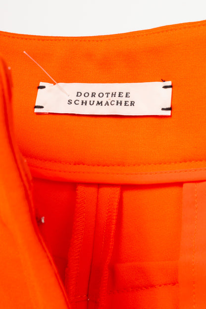 Dorothee Schumacher Emotional Essence Spiced Orange Ponte Trousers