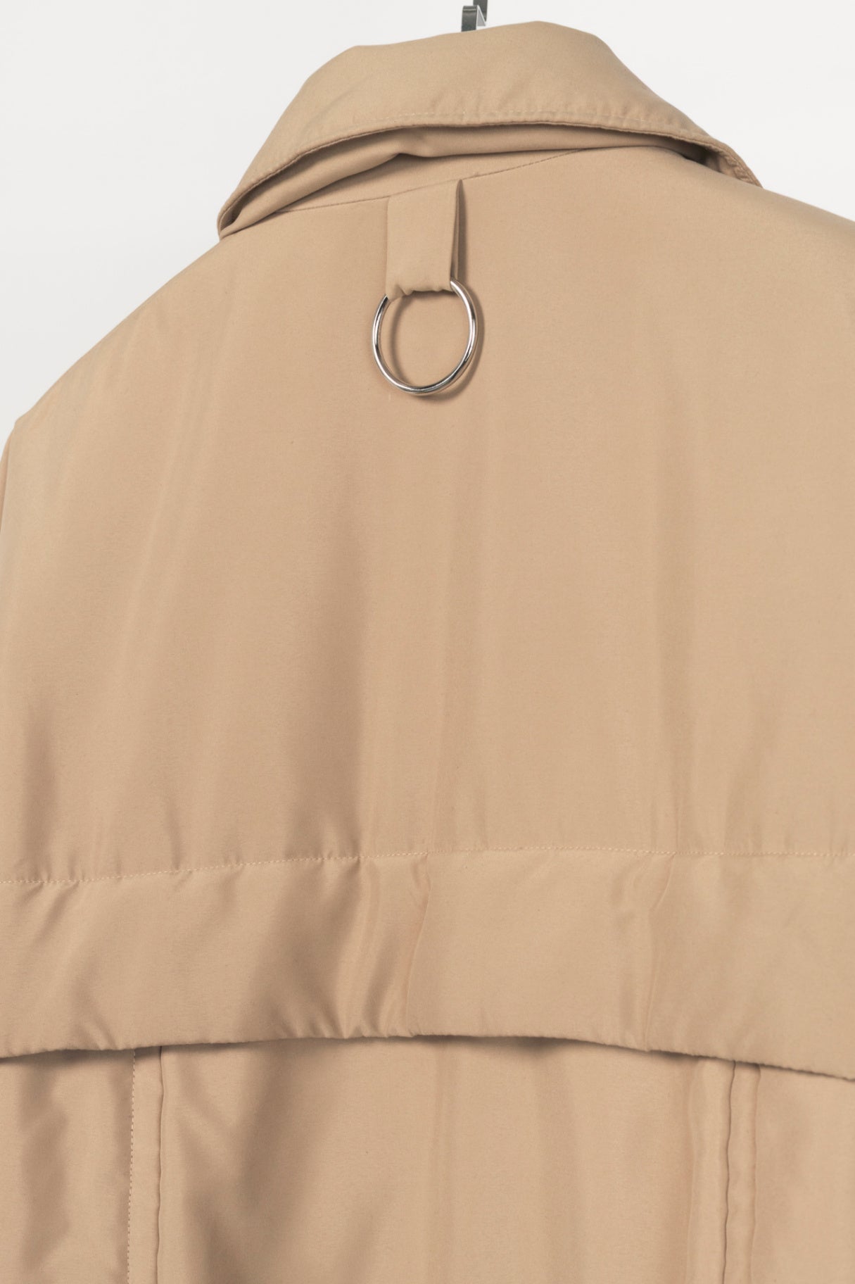 Tibi Clyde Tan Padding Shirt Jacket