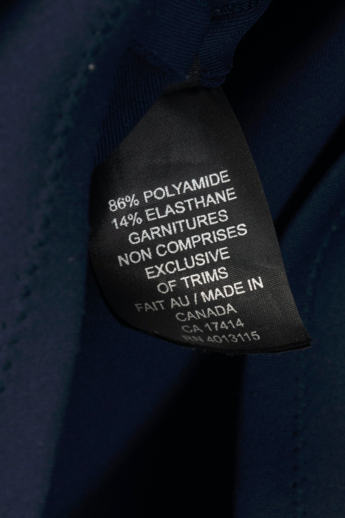 Marie Saint Pierre Ashes Navy Fine Scuba Asymmetrical Mini Dress