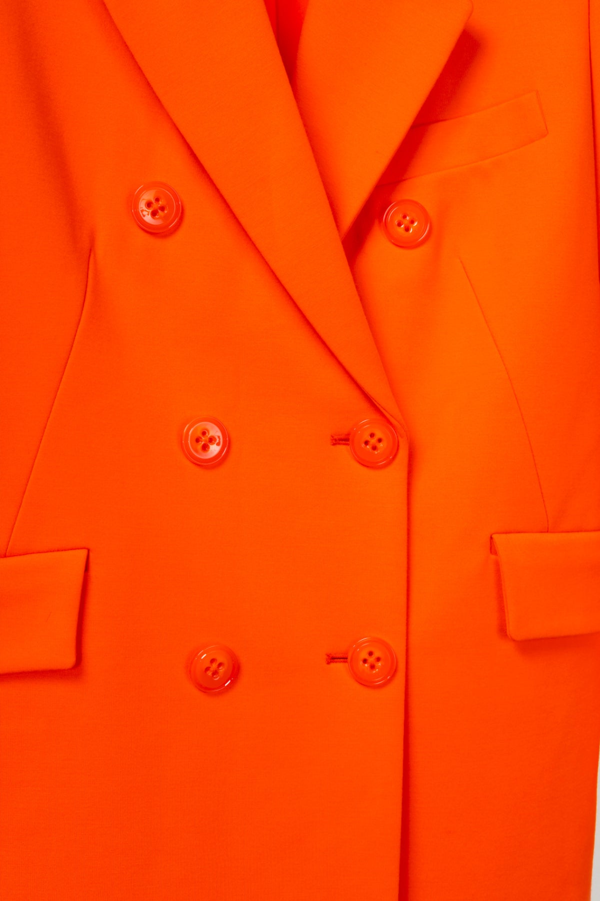 Dorothee Schumacher Emotional Essence Spiced Orange Double Breasted Jacket