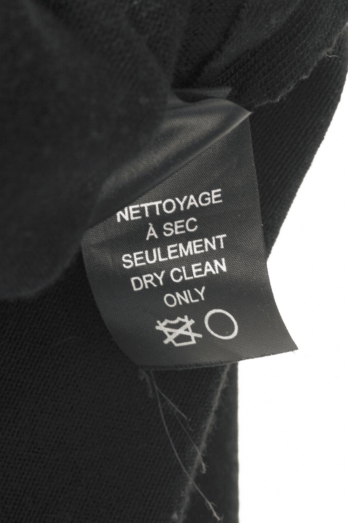 Marie Saint Pierre Black Jersey Zip-Front Mesh-Hem Tunic