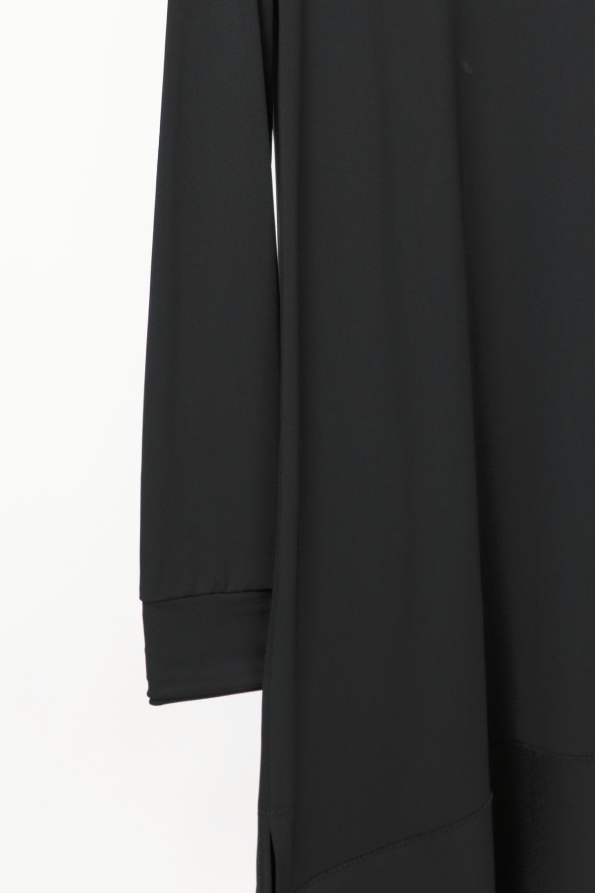 Marie Saint Pierre Ciarah2 Black Acetate Jersey Long-Sleeve Tunic