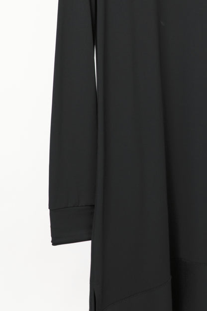 Marie Saint Pierre Ciarah2 Black Acetate Jersey Long-Sleeve Tunic