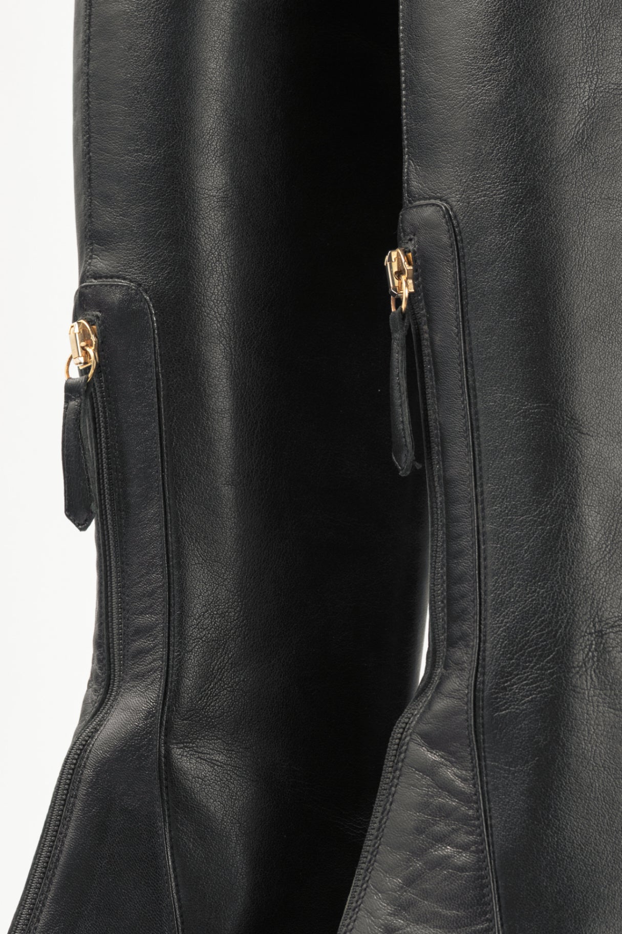 Aquazzura Thigh High 105 Black Stretch Nappa Leather Boots