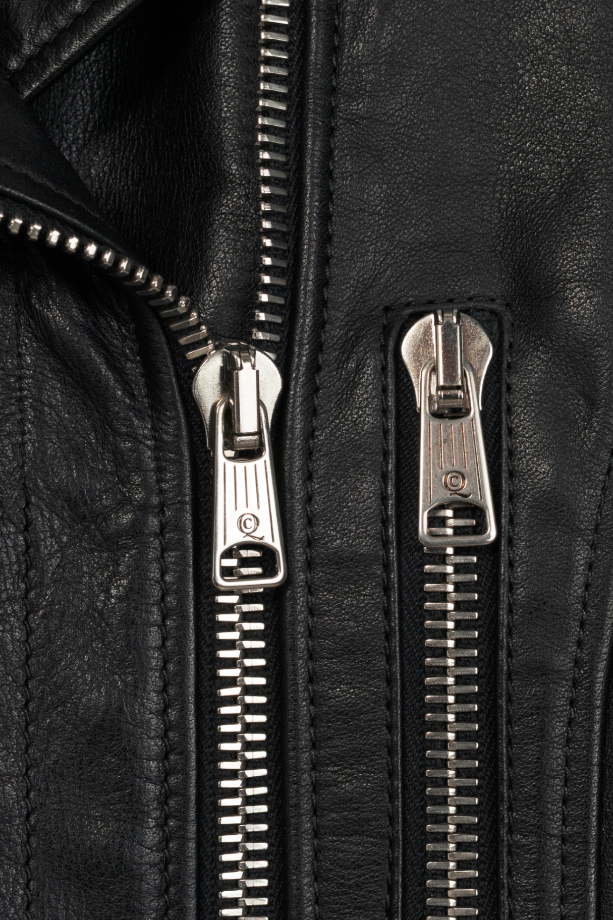 Alexander McQueen Black Leather Belted Peplum Moto Jacket