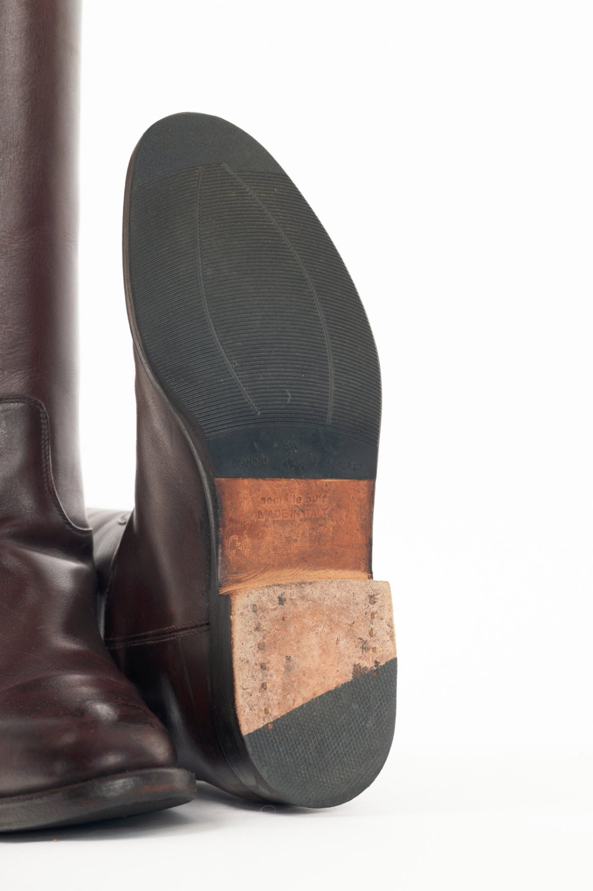 Hermes Jumping Brown Box Calfskin Riding Boots