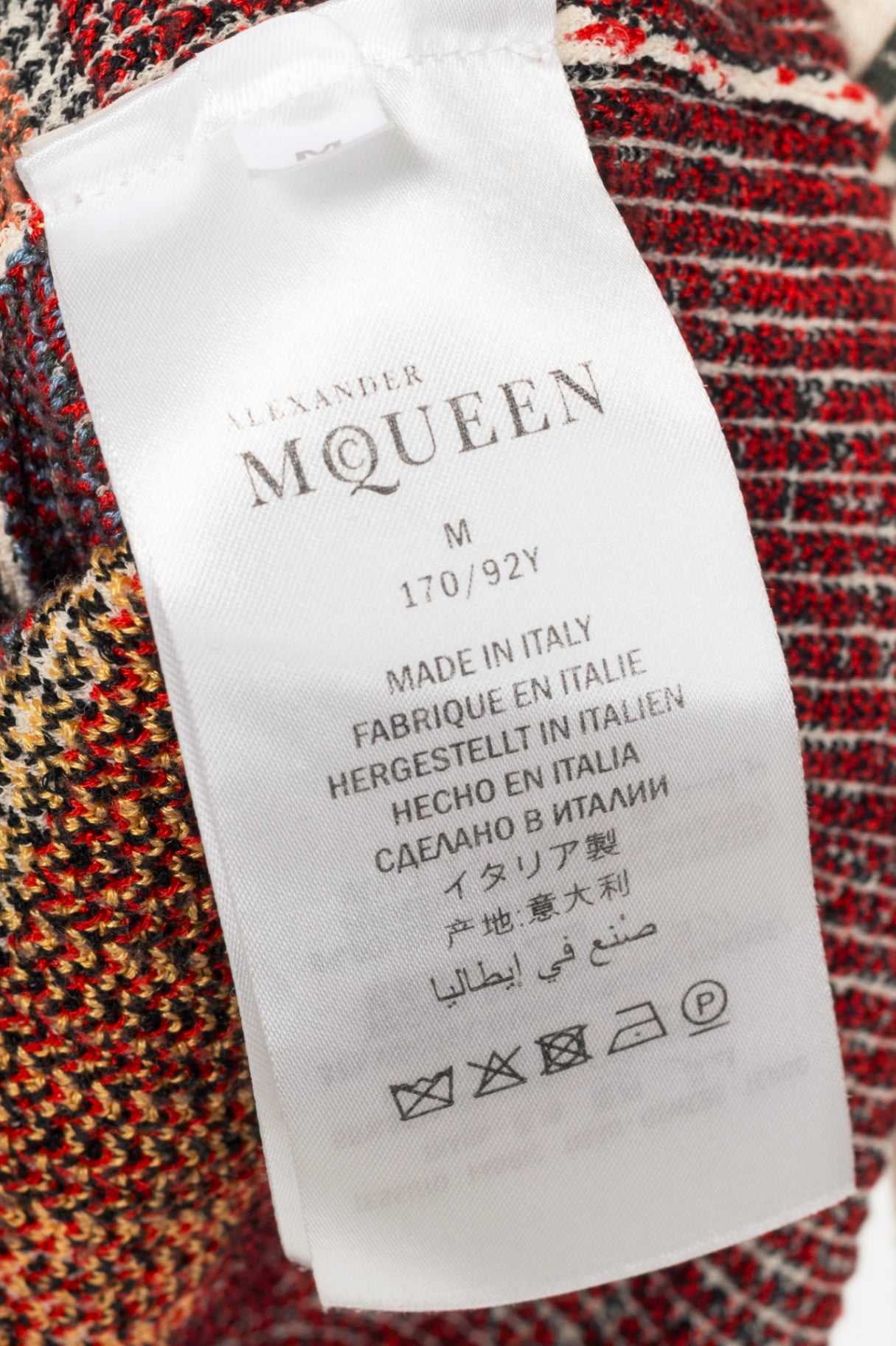 Alexander McQueen AW17 Cream Floral-Cross-Stitch Silk-Blend Sweater