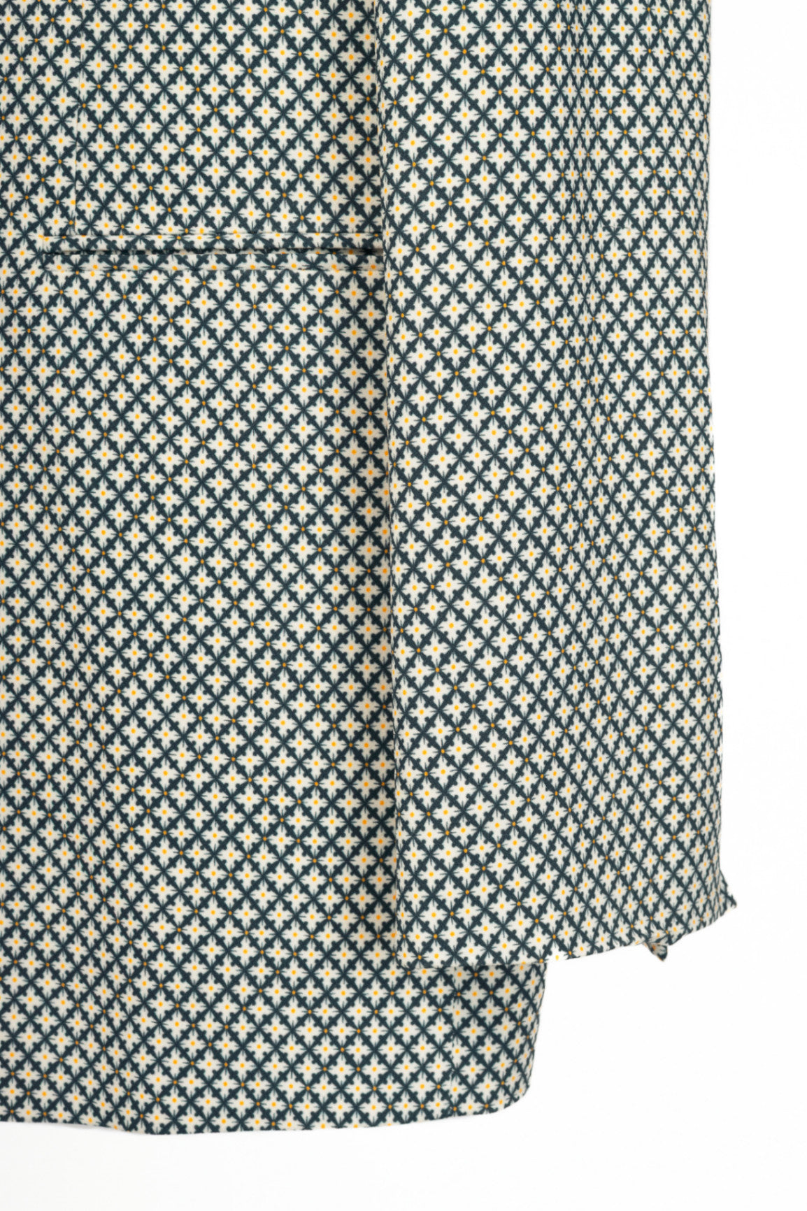 Stella McCartney SS12 Runway Elliot Navy Geometric-Print Blazer