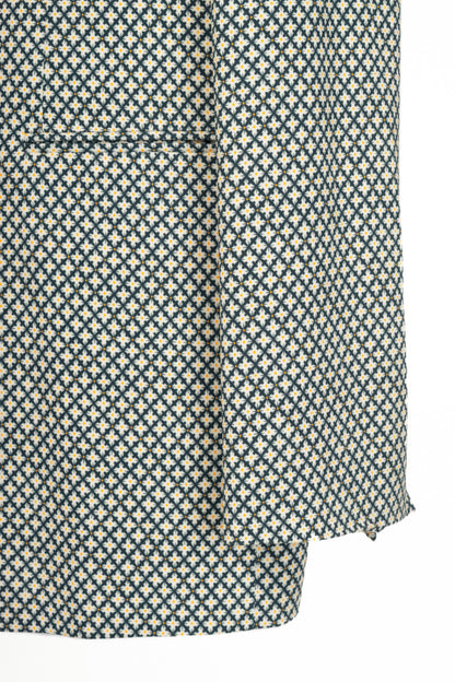 Stella McCartney SS12 Runway Elliot Navy Geometric-Print Blazer