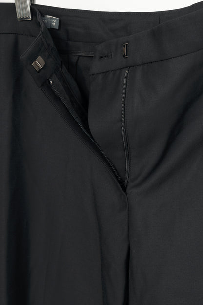 Alexander McQueen R11 Black Wool Bootcut Trousers